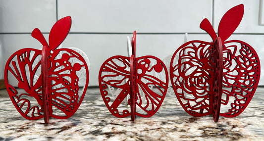 3 3D Apples