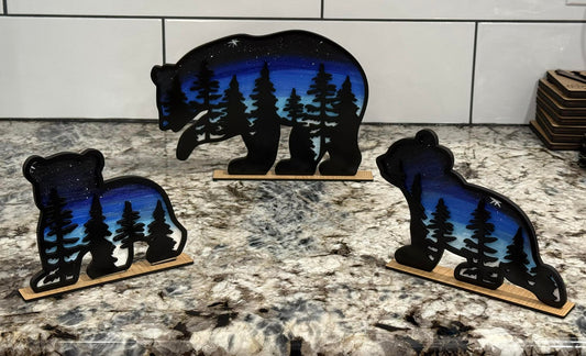 Three Bears – Momma and Her Cubs