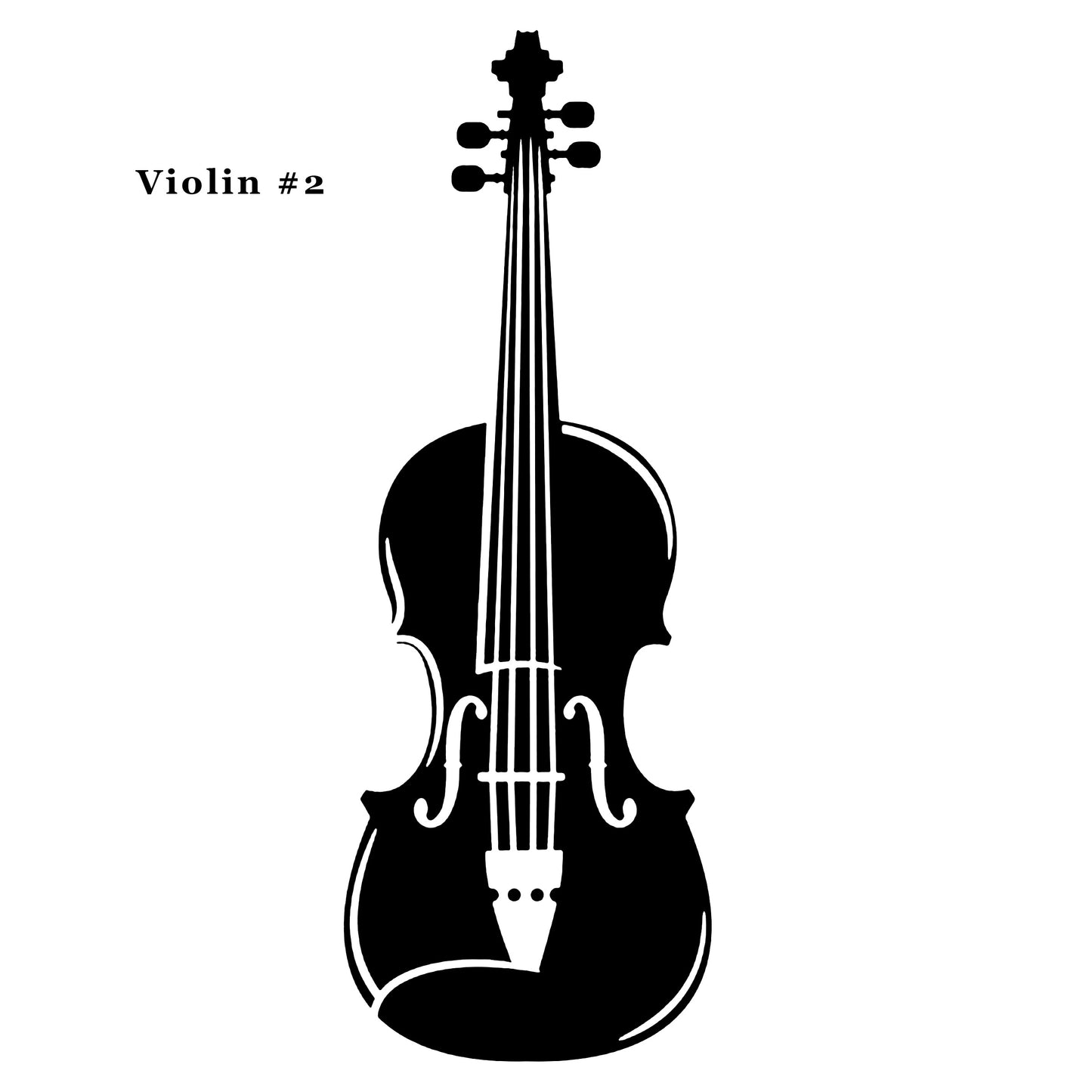 Violin - Lightweight Drawstring Bag.