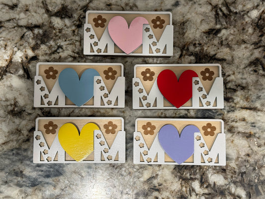 Mom heart - Mother’s Day Gift Card Holders